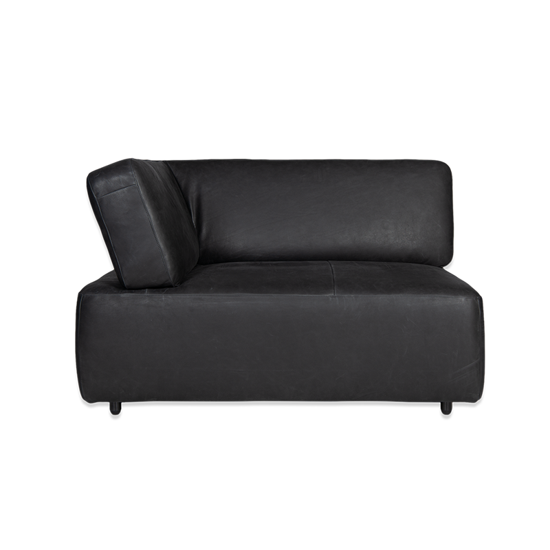 Infinity Element 120X90 Arm Left Sadie Dark Grey Front Without Pillow